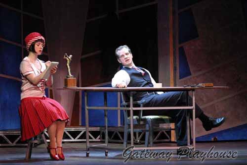 Kristin Maloney and Gary Lindemann in "The Speed Test"