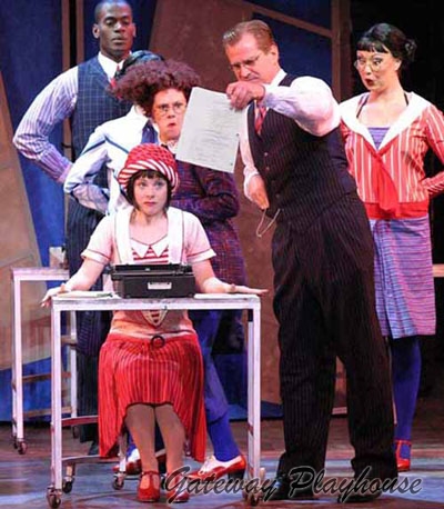 Kristin Maloney, Tina Johnson and Gary Lindemann in "The Speed Test"